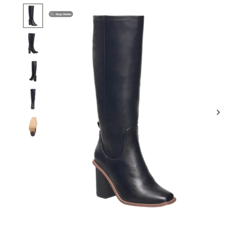 French Connection Hailee Boot Knee High Dominatrix Leather Boot Size 9
